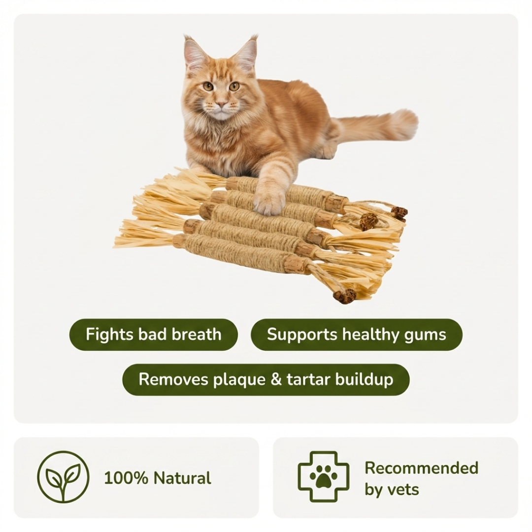 🐱Natural Silvervine Dental Sticks