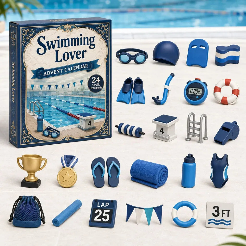 24 Days of PoolsideCheer - SwimmingChristmas CollectorCountdown