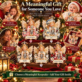 ⏰ LAST DAY SALE 50% OFF! 👼💵 3D Angel Christmas Cash Gift Ornament – Holiday Money Holder Keepsake ✨