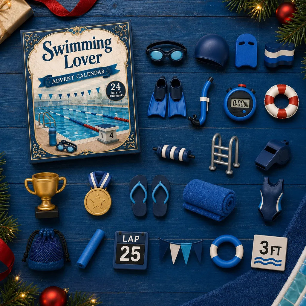 24 Days of PoolsideCheer - SwimmingChristmas CollectorCountdown