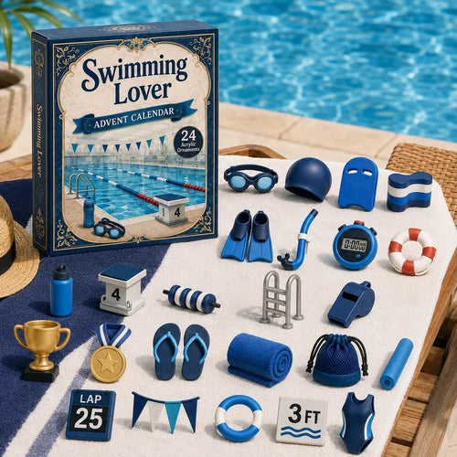 24 Days of PoolsideCheer - SwimmingChristmas CollectorCountdown