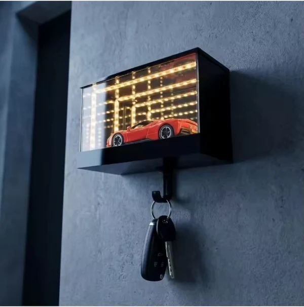 Mount Car Key Holder with LED Light