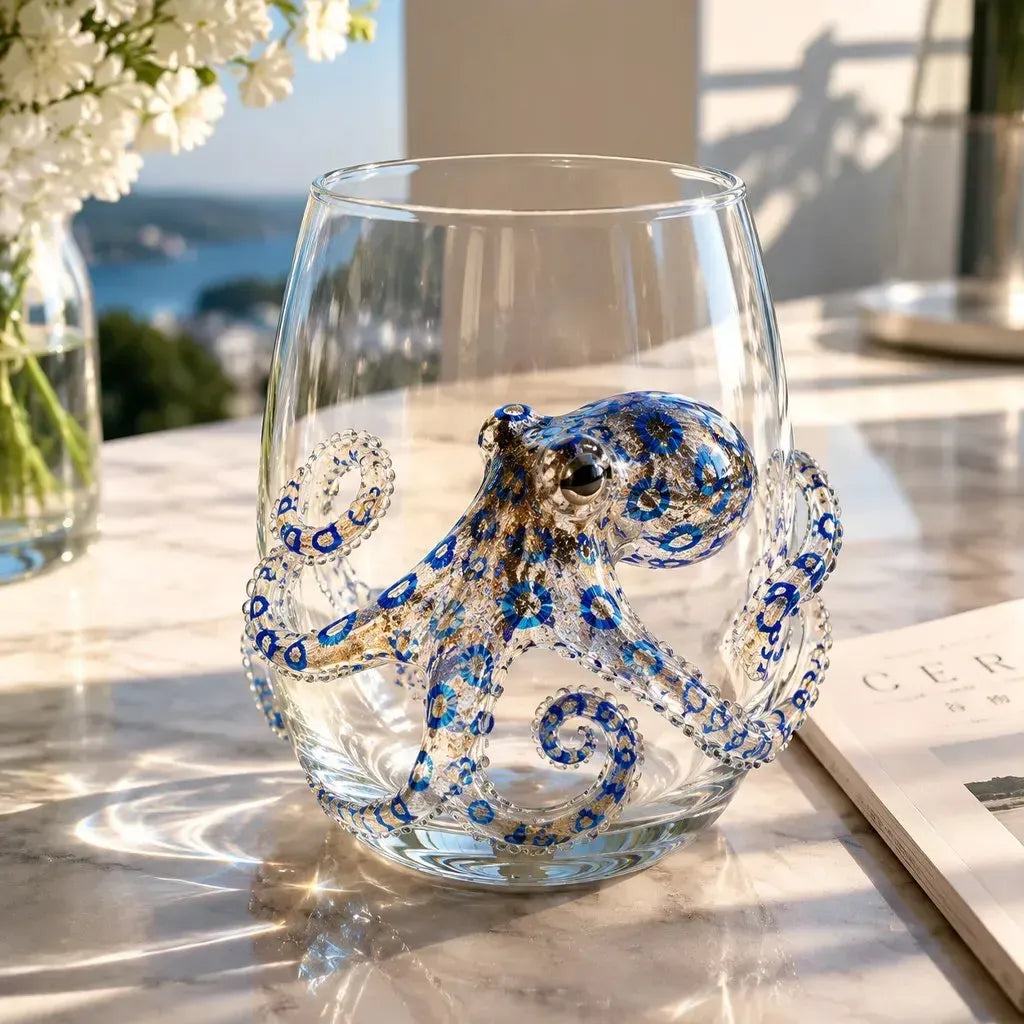 🔥 Last Day 49% OFF – 🌊 3D Ocean Animal Glassware Collection