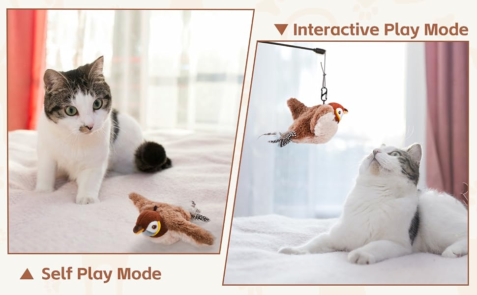 🐦 Flying Bird | Interactive Flapping Bird Cat Toy