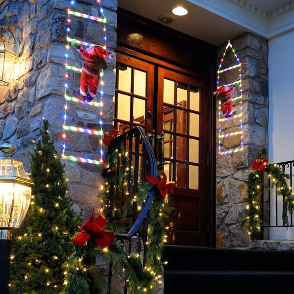 🎄Christmas Santa Climbing Stairs Light🎅