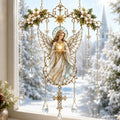 ⚡Limited Offer🎁Angel Stained Glass Look Acrylic Suncatcher