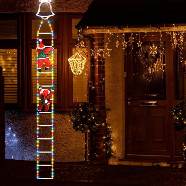 🎄Christmas Santa Climbing Stairs Light🎅