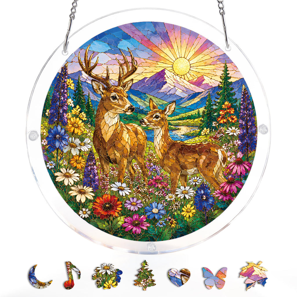 🧩Acrylic Jigsaw Puzzle Suncatcher