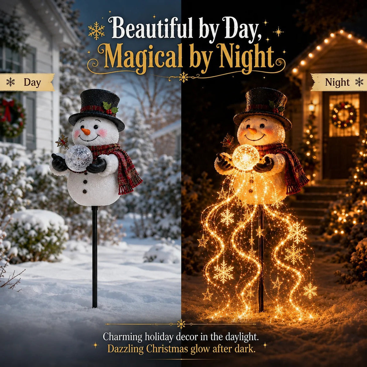 🎅 Christmas Early Discount 49% Off 🎁 Magic Pour – Flowing LED Christmas Garden Light