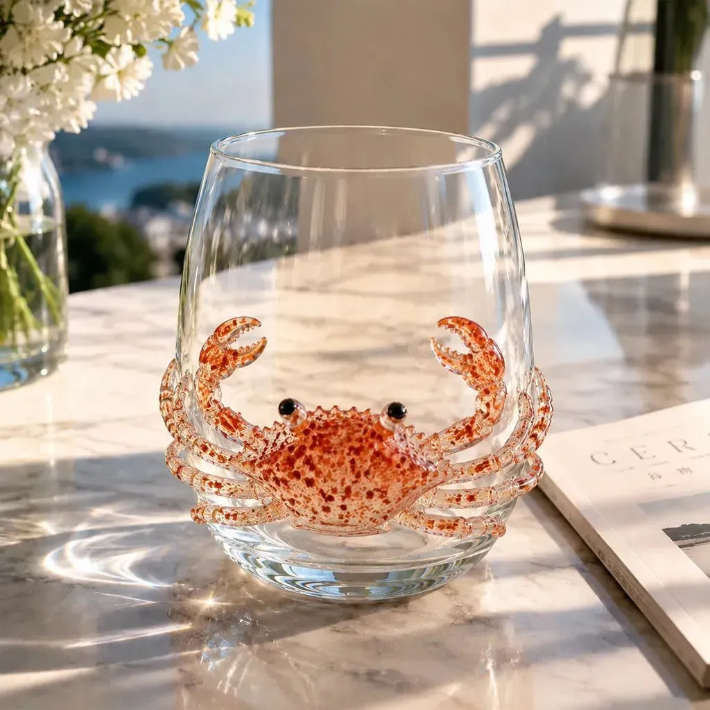 🔥 Last Day 49% OFF – 🌊 3D Ocean Animal Glassware Collection