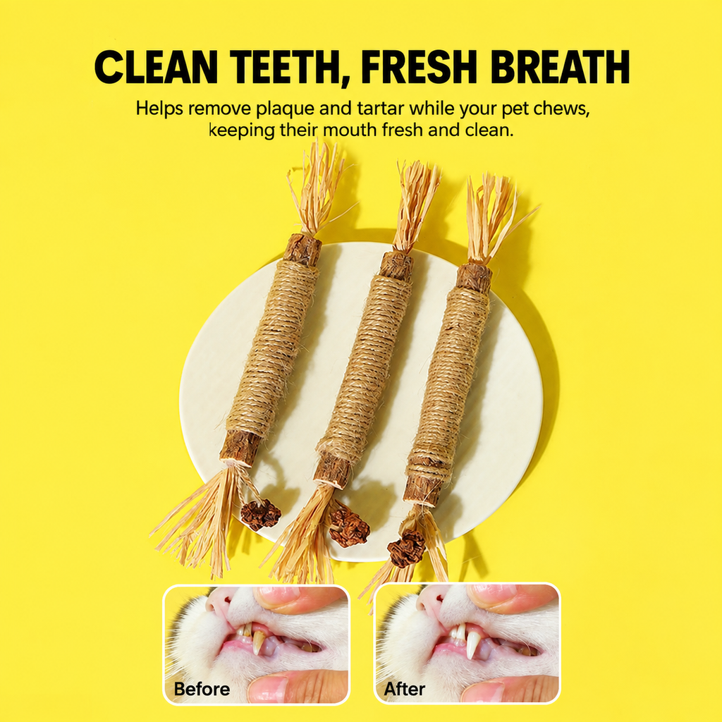 🐱Natural Silvervine Dental Sticks