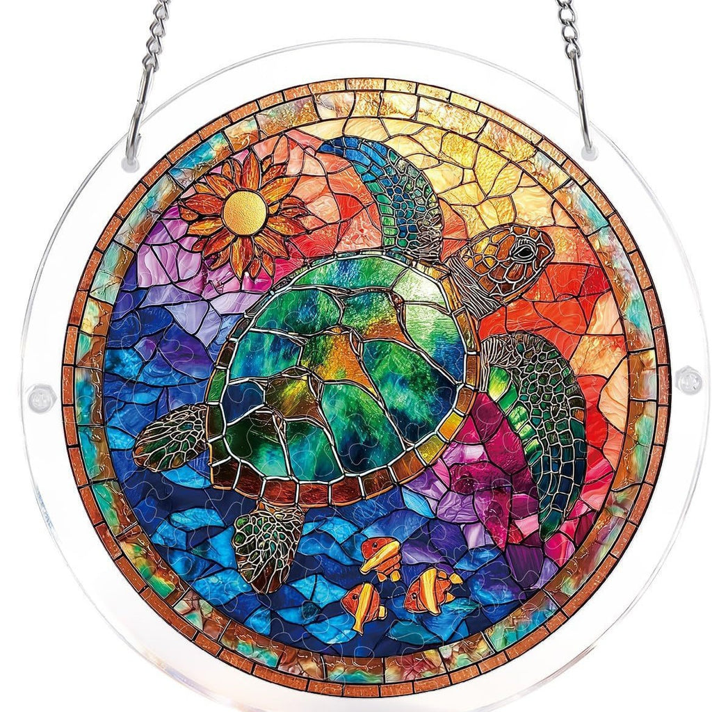 🧩Acrylic Jigsaw Puzzle Suncatcher