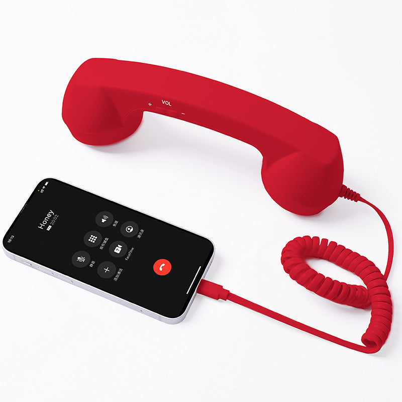 ☎️📱 Retro Handset for Type-C Phones — Vintage Style