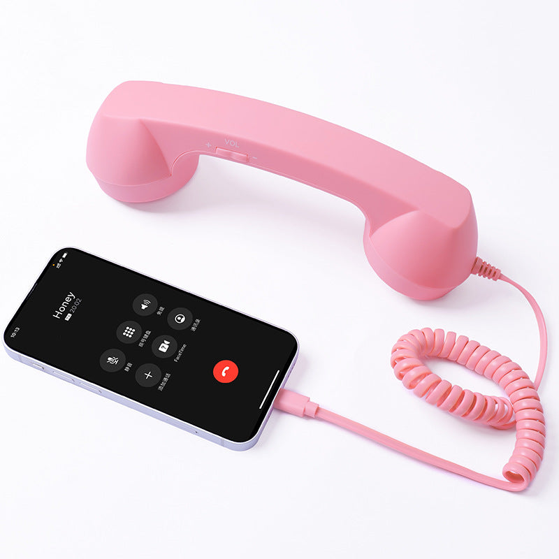 ☎️📱 Retro Handset for Type-C Phones — Vintage Style