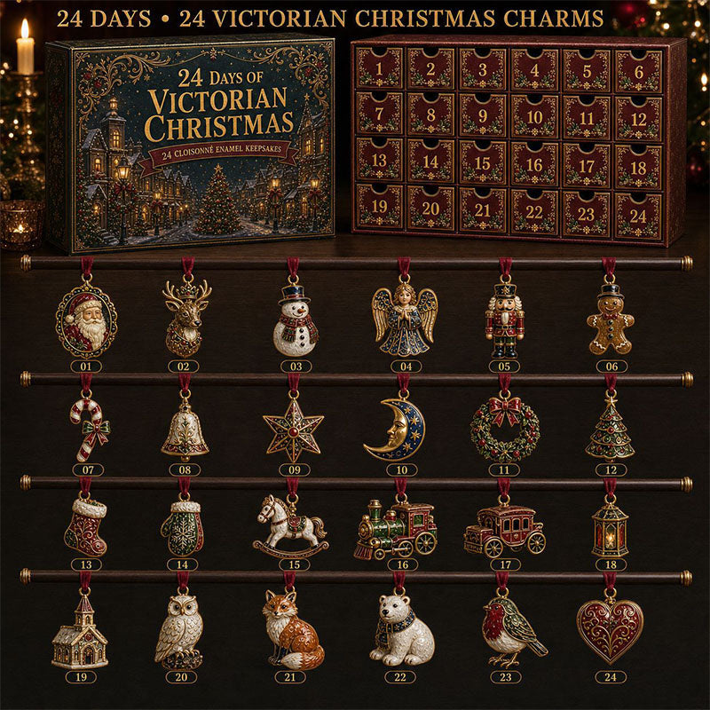 😍🎅24 Days Christmas Santa Acrylic Ornament Advent Calendar