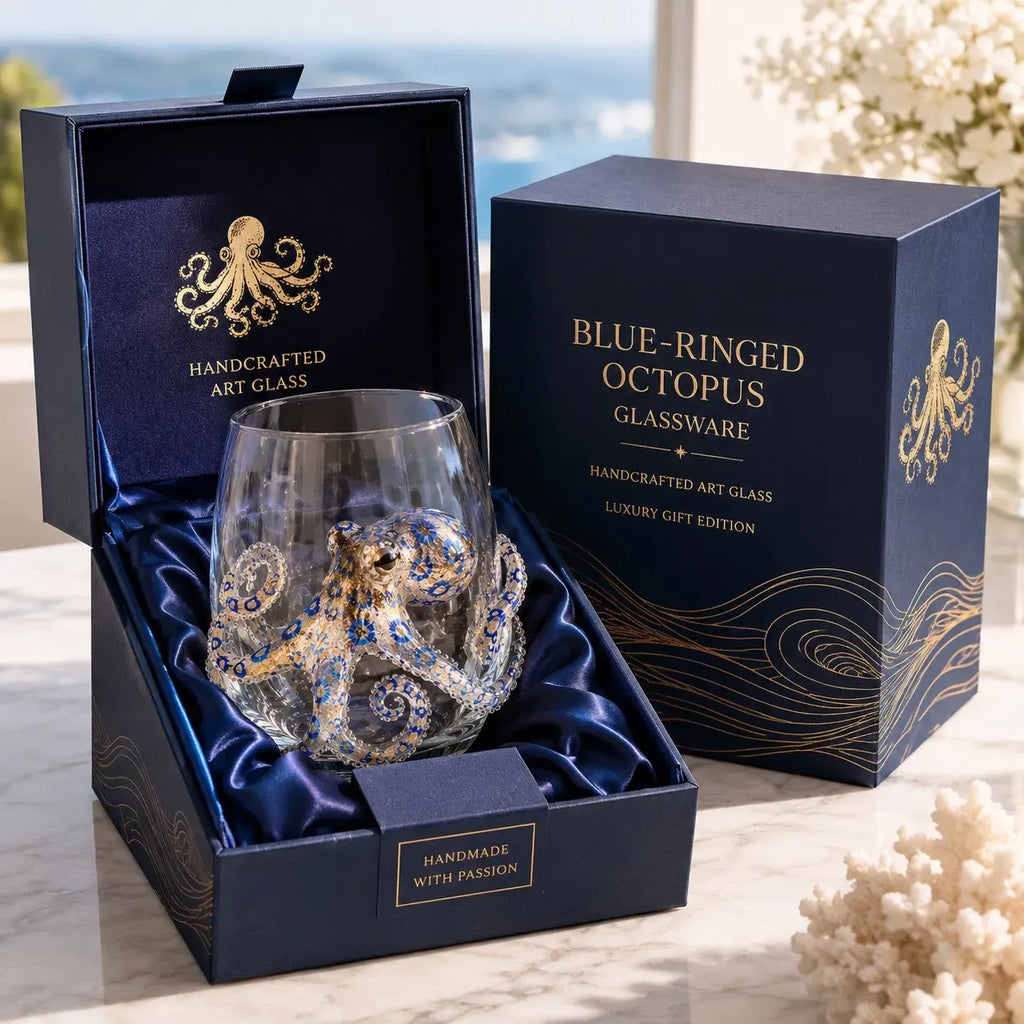 🔥 Last Day 49% OFF – 🌊 3D Ocean Animal Glassware Collection