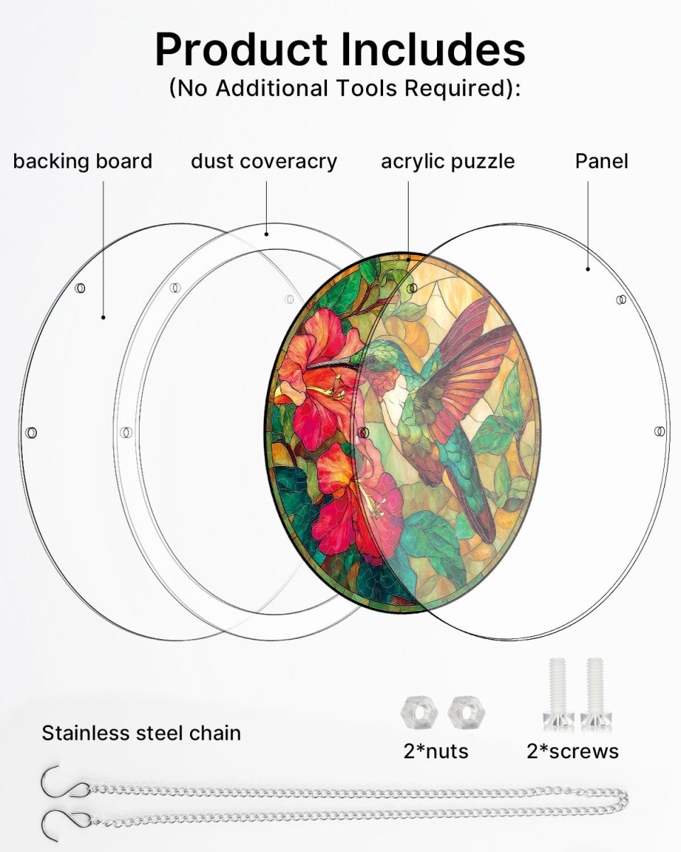 🧩Acrylic Jigsaw Puzzle Suncatcher