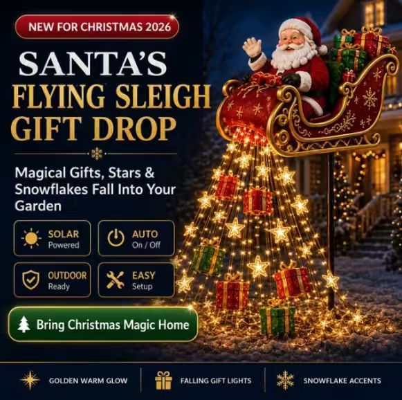 🎅 Christmas Early Discount 49% Off 🎁 Magic Pour – Flowing LED Christmas Garden Light