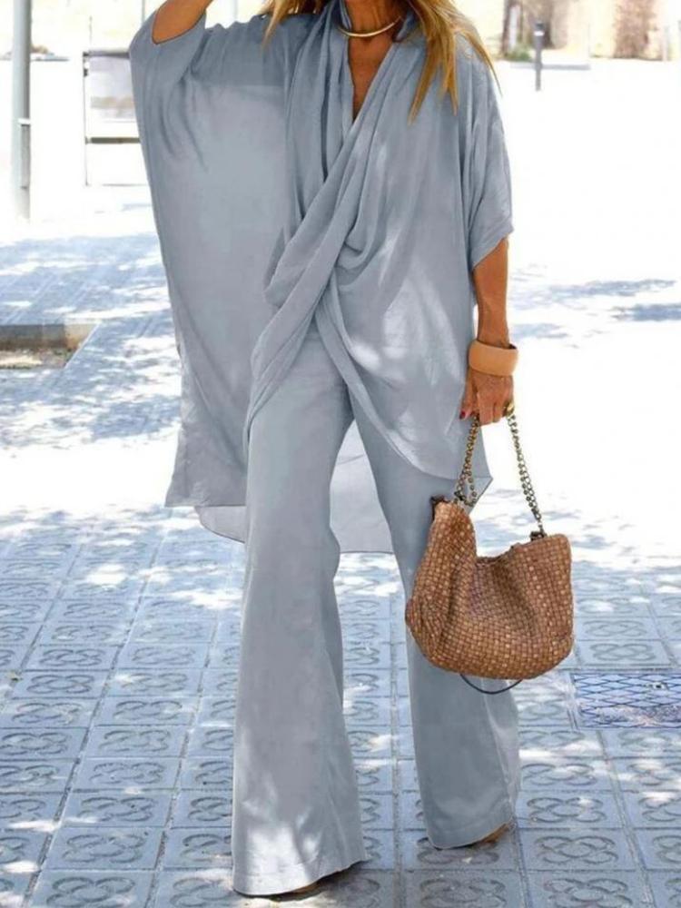 Fashion Women's Cotton Linen Suit