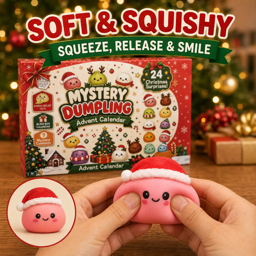 ✨ Glitter Dumpling Squishy 24-Day Christmas Advent Calendar