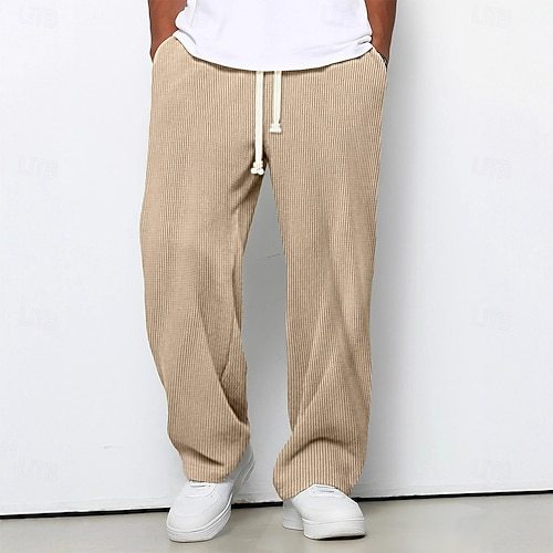Men's Corduroy Shirt Tee Top Long Sleeve Shirt Oversized Loose Outdoor Street Tee for Men