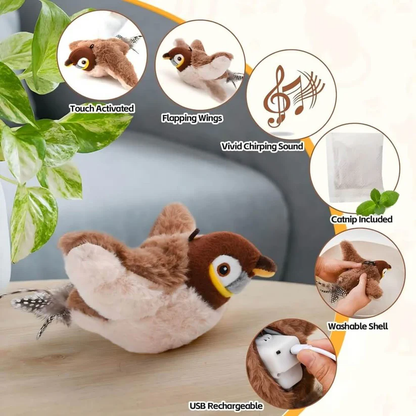 🐦 Flying Bird | Interactive Flapping Bird Cat Toy