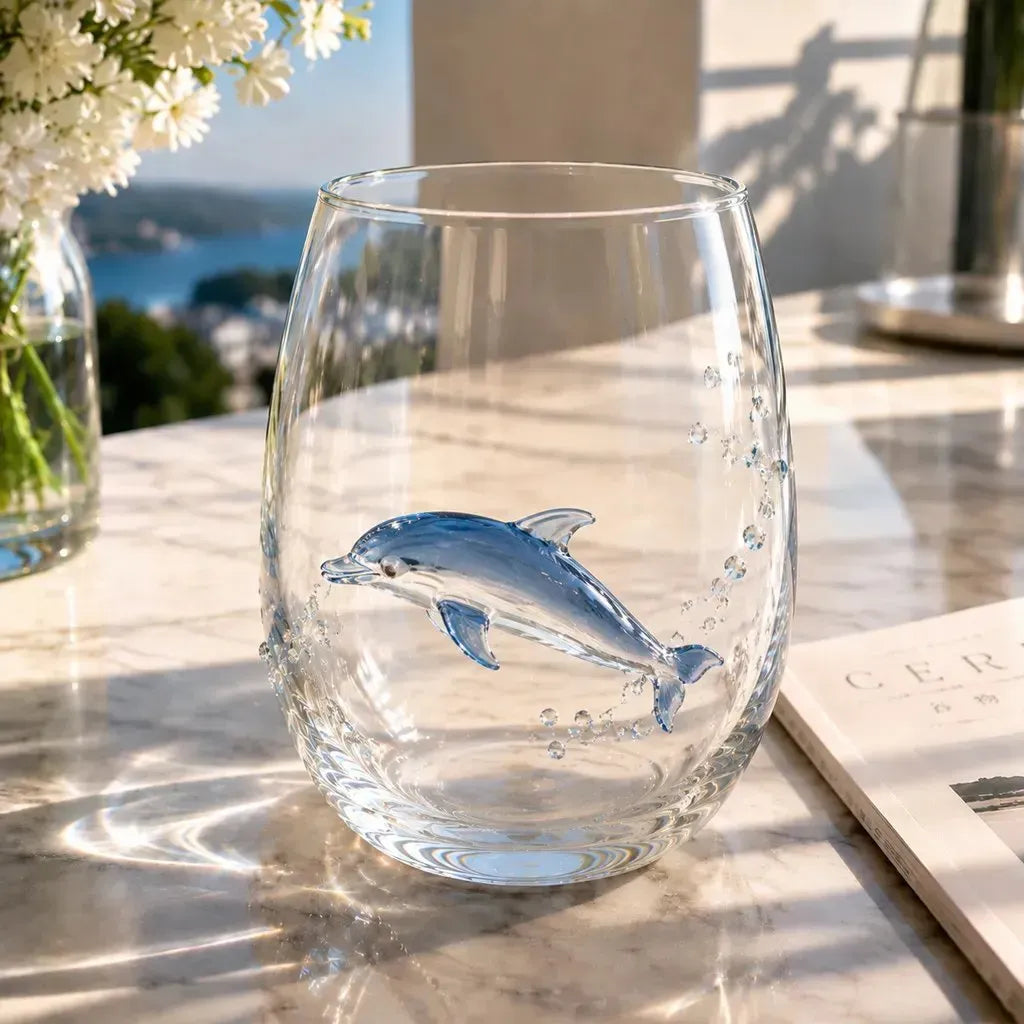 🔥 Last Day 49% OFF – 🌊 3D Ocean Animal Glassware Collection