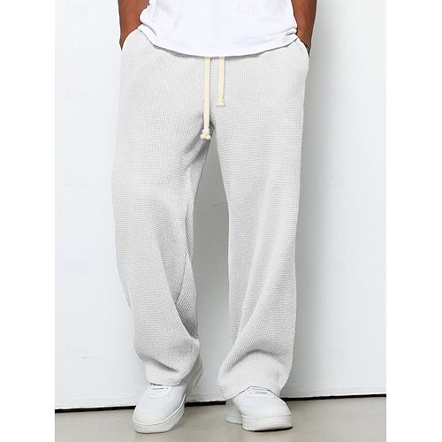 Men's Hoodie Hoodie Plain Drawstring Pocket Sports & Outdoor Daily Holiday Streetwear Spring Fall Clothing