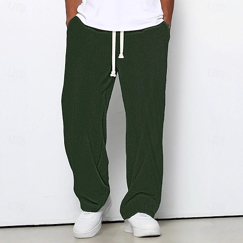 Men's Corduroy Shirt Tee Top Long Sleeve Shirt Oversized Loose Outdoor Street Tee for Men