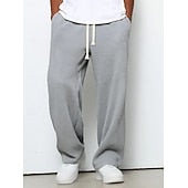 Men's Hoodie Hoodie Plain Drawstring Pocket Sports & Outdoor Daily Holiday Streetwear Spring Fall Clothing