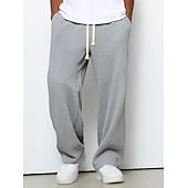 Men's Hoodie Hoodie Plain Drawstring Pocket Sports & Outdoor Daily Holiday Streetwear Spring Fall Clothing