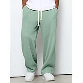 Men's Hoodie Hoodie Plain Drawstring Pocket Sports & Outdoor Daily Holiday Streetwear Spring Fall Clothing