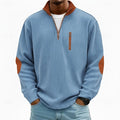 Men's Corduroy Shirt Tee Top Long Sleeve Shirt Oversized Loose Outdoor Street Tee for Men